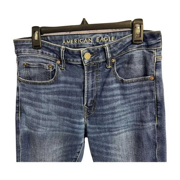 AMERICAN EAGLE Mens Ne(x)t Level Airflex Slim Jeans Blue 31 x 30 - Picture 2 of 16